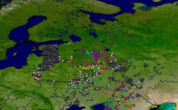 Figura 1: Expansão da PSA no Norte da UE no periodo 2014-2017