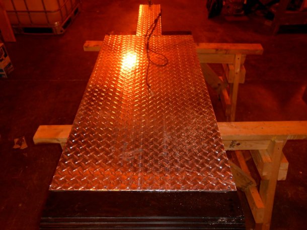 Figura 1 – Protótipo actual da placa refrigerante Purdue.