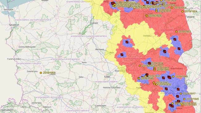 Casos de PSA em 2019.