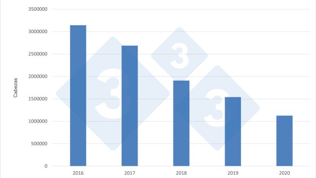 Importações anuais alemãs de porcos de engorda procedentes da Holanda