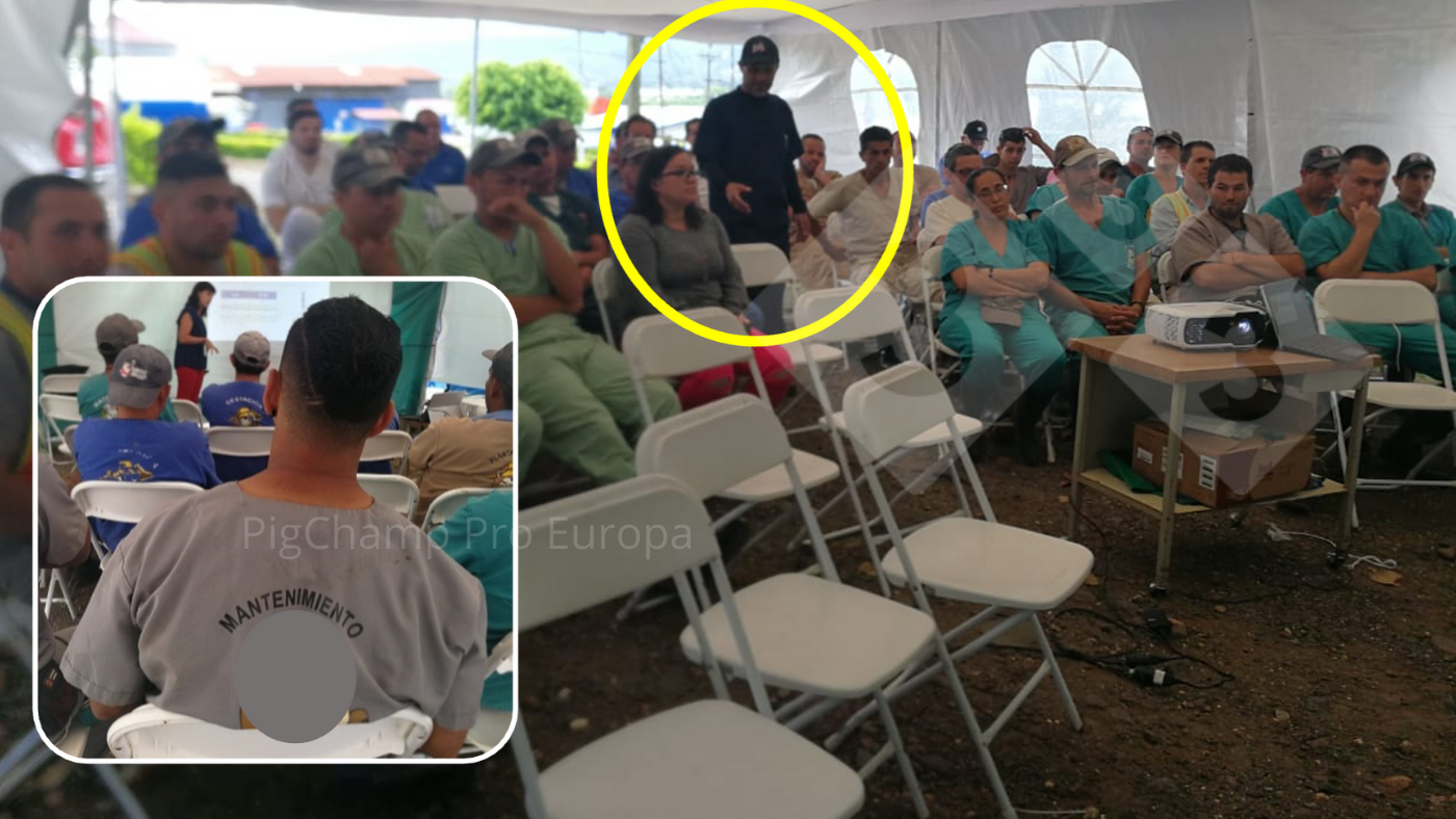 Imagem 2. Excep&ccedil;&otilde;es com a equipa de manuten&ccedil;&atilde;o e respons&aacute;vel no c&oacute;digo de cores.
