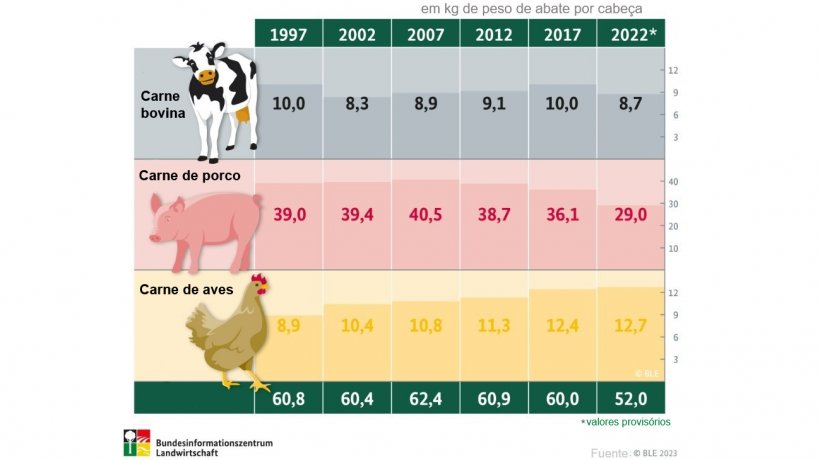 Que quantidade de carne por ano comem os alem&atilde;es?

