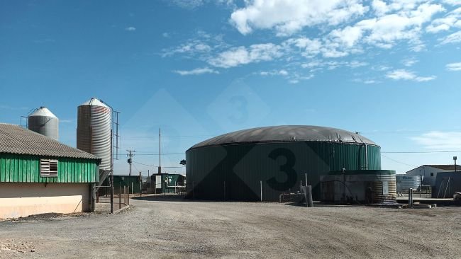 Fábrica de produção de biogás através de codigestão