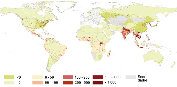 Crecimiento de la demanda de cerdo entre 2000 y 2030