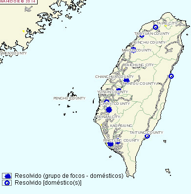 Taiwan: 34 explorações de suínos afectadas por DESV