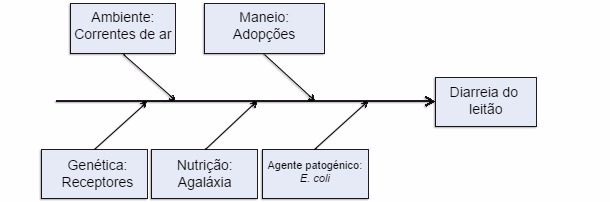 Modelo de cinco factores productivos como causantes de enfermedad.