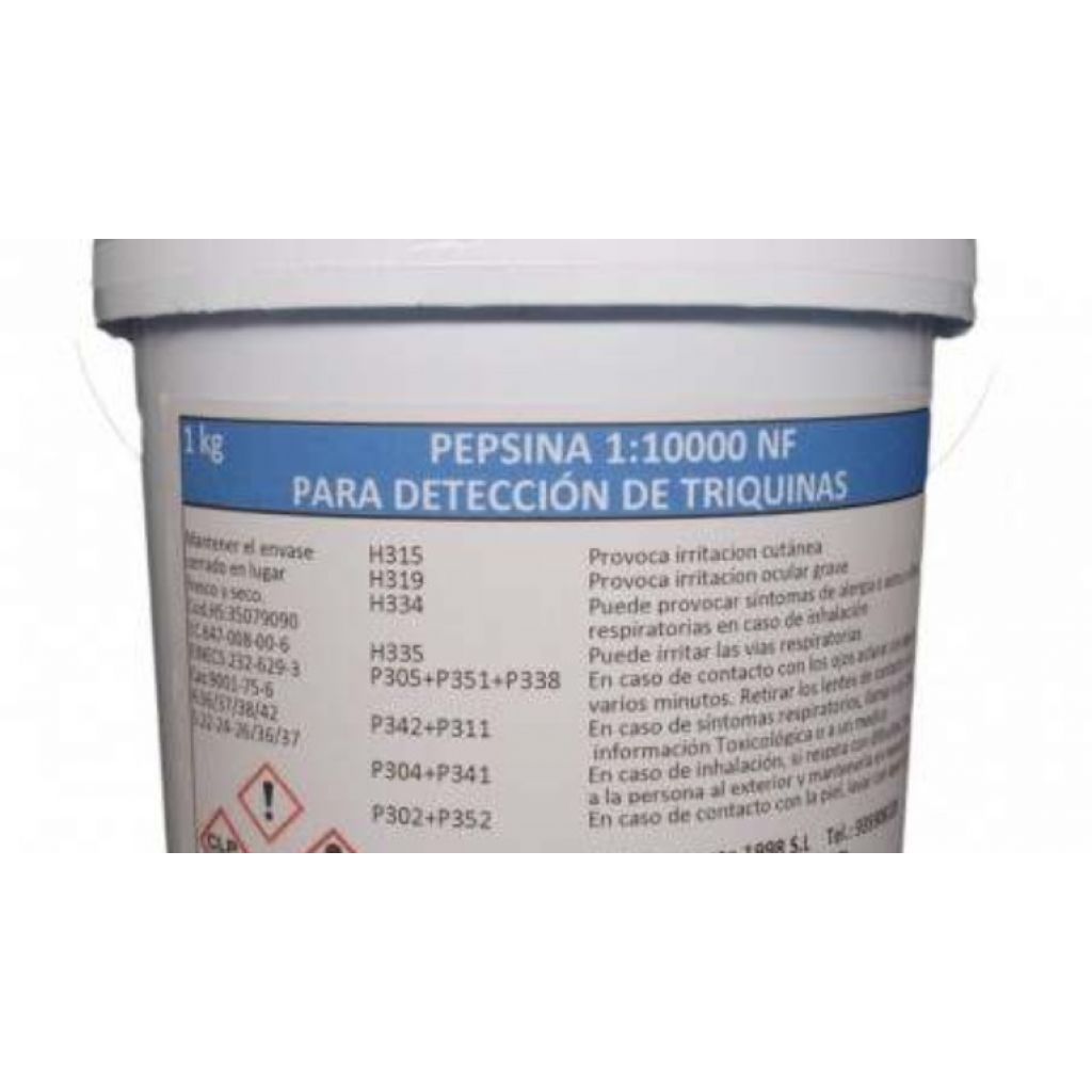 Pepsina para detecção de triquinela NF 1:10000 1 Kg