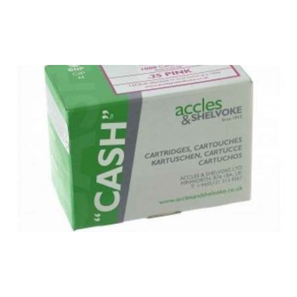 Cartucho rosa calibre 22 para atordoamento em dinheiro em matadouro