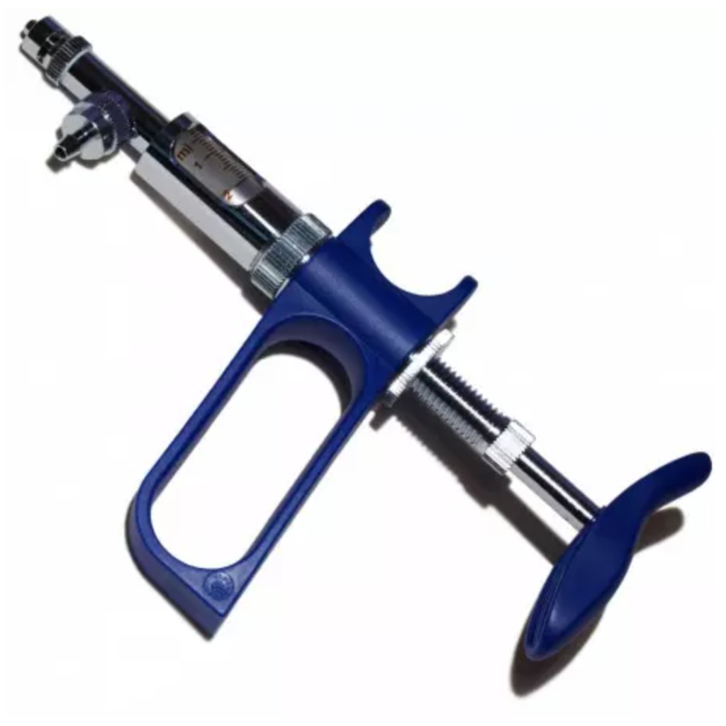 Seringa Socorex de 2 ml com tubo e agulha de sucção, graduações de 0,1 ml