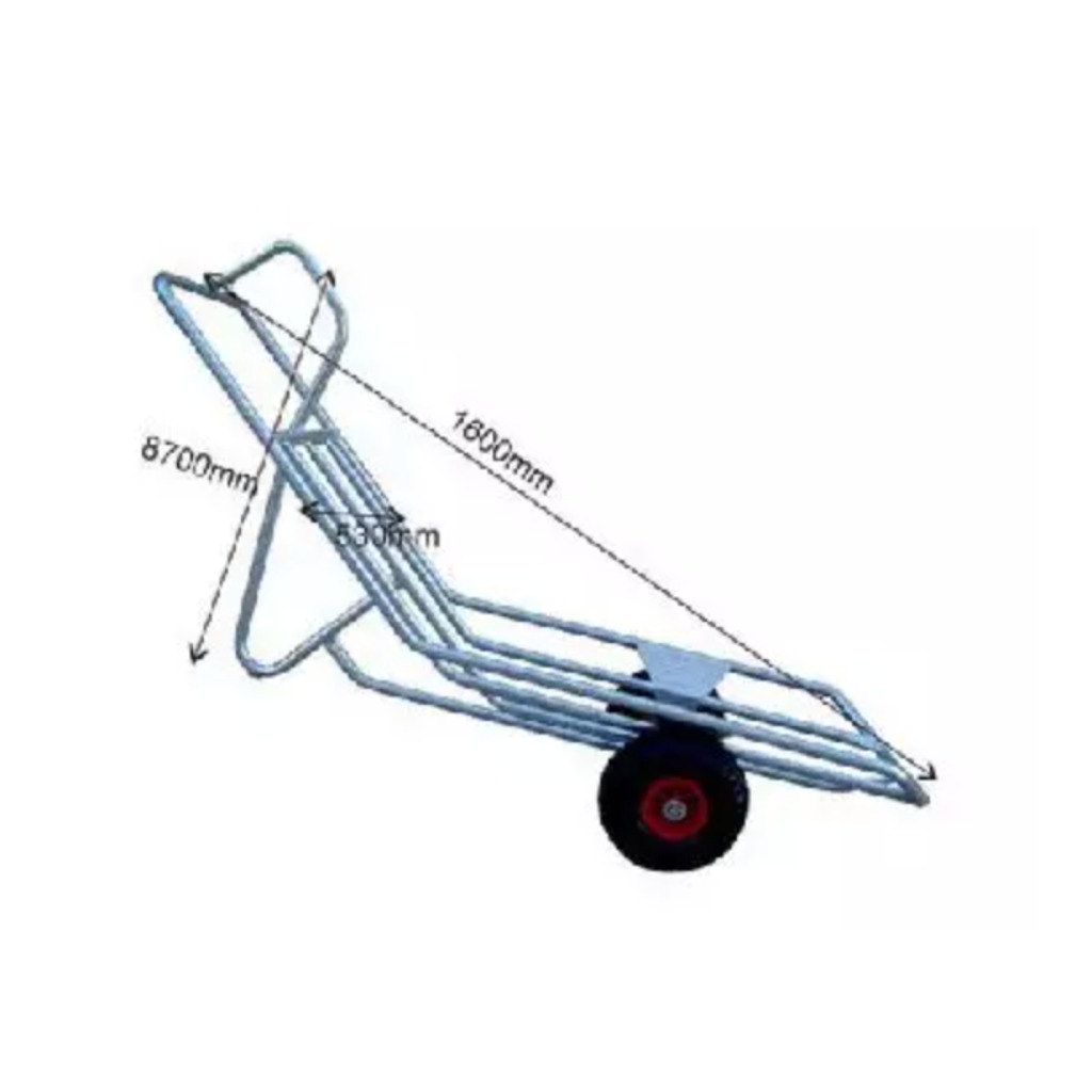 Carroça de cadáver galvanizada