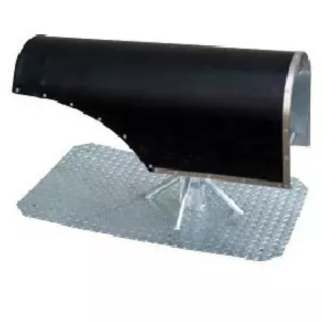 Suporte para inseminação com mecanismo dobrável e placa de piso