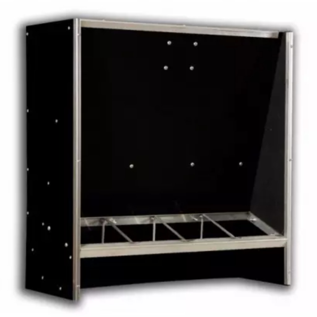 Tremonha de polietileno FM com 5 bocas simples para leitões desmamados, 105 L