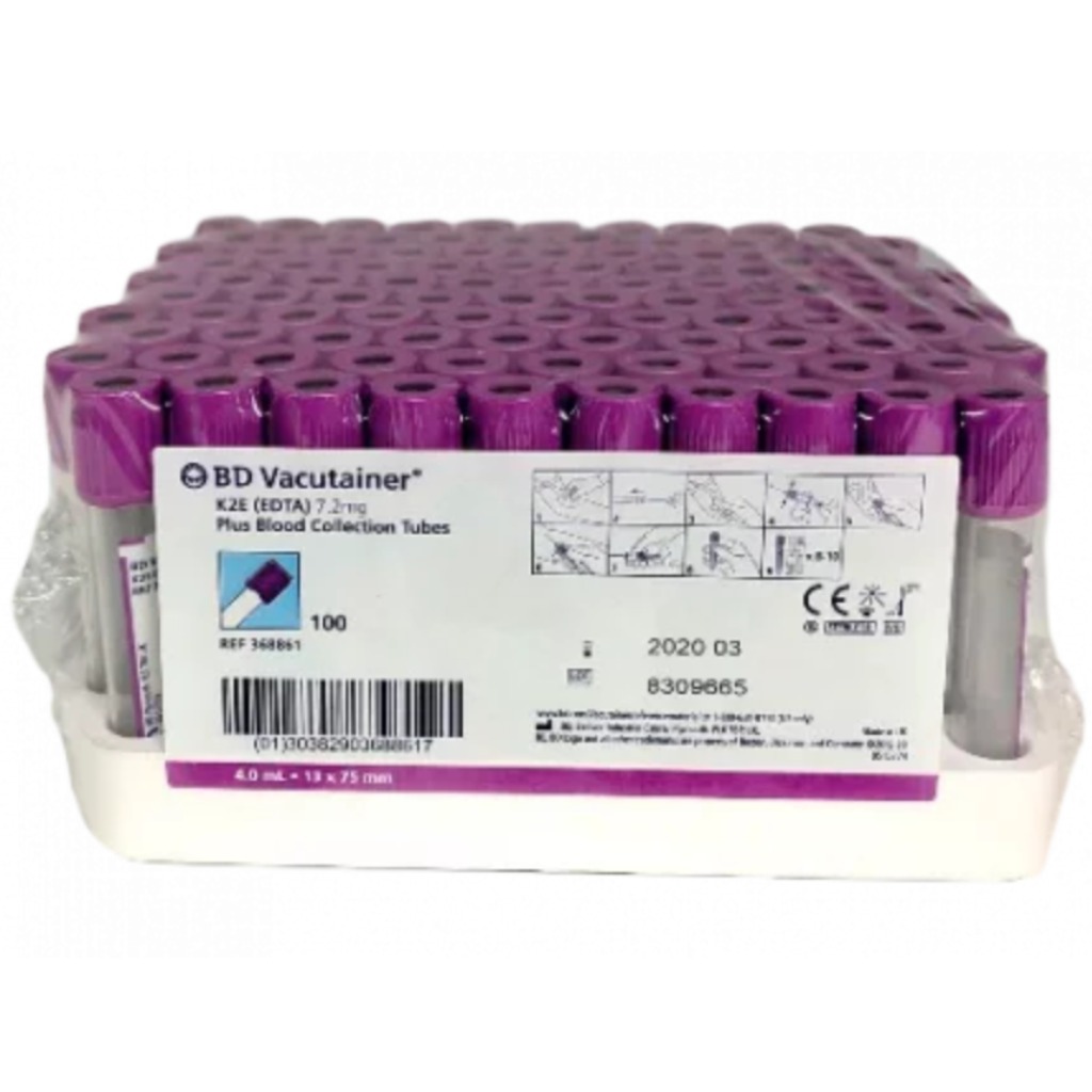 Tubos BD Vacutainer com EDTA