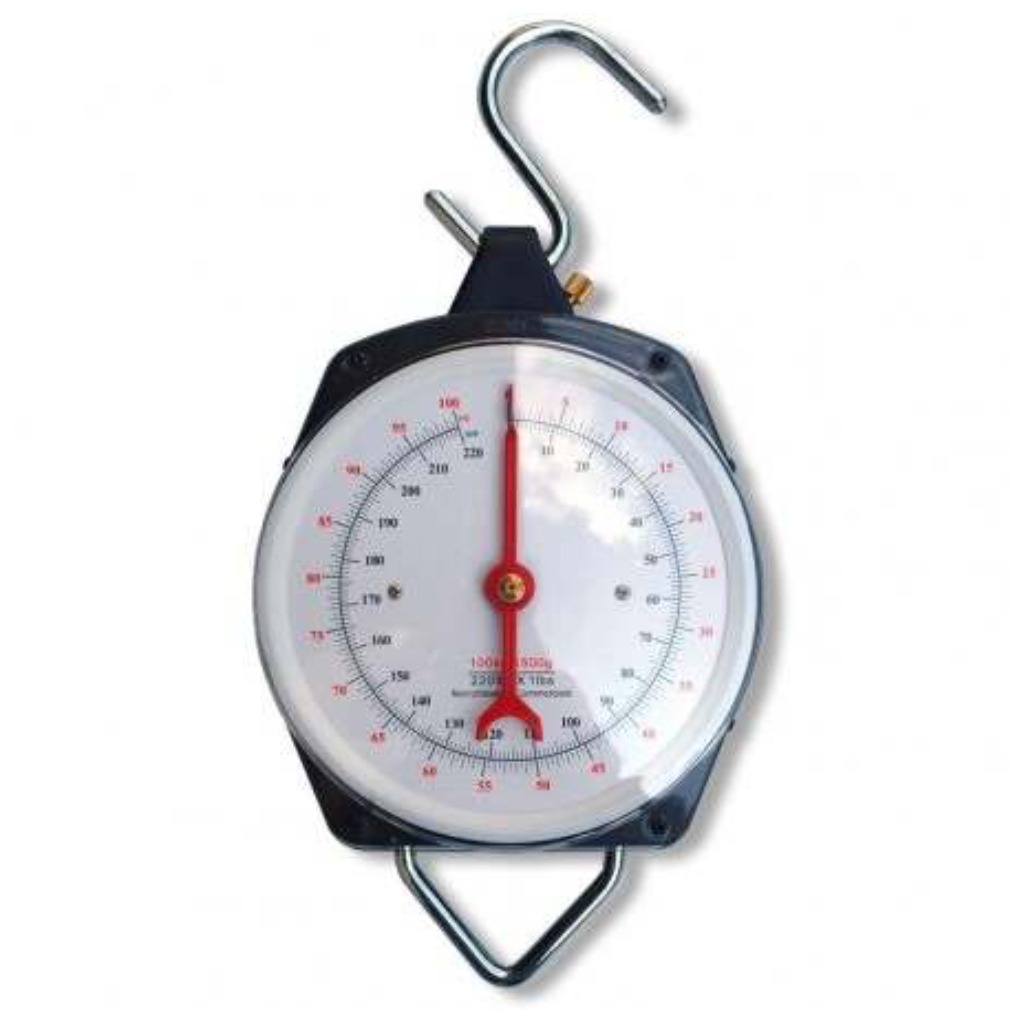 Dinamometro da 100 kg con graduazione da 500 g