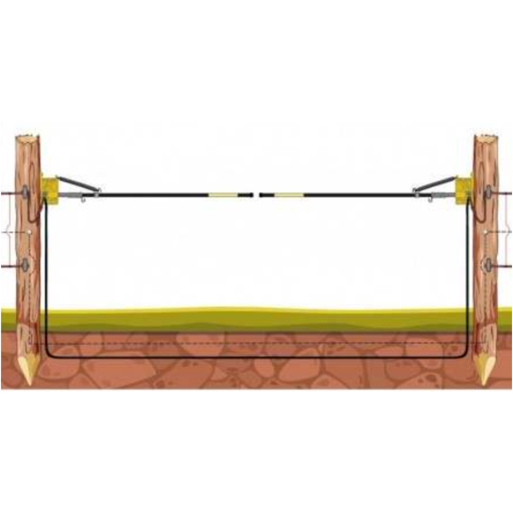 Portão elétrico de 4 metros para cerca elétrica