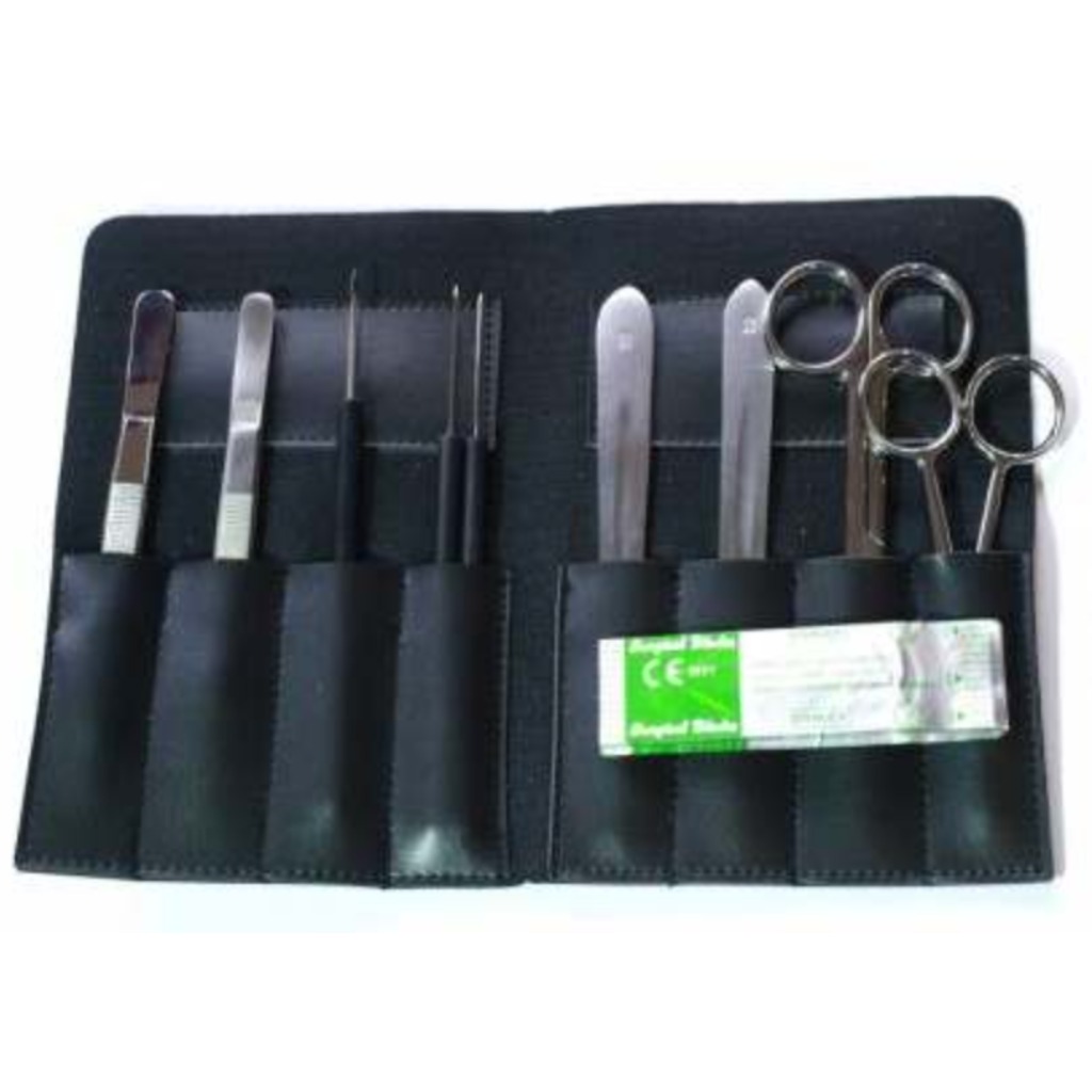 Kit de necropsia com 10 instrumentos