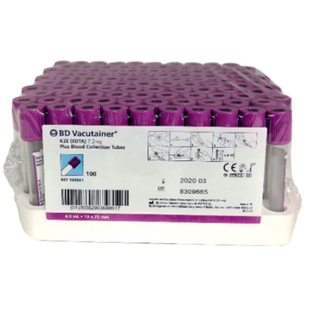 Tubes Vacutainer BD avec EDTA