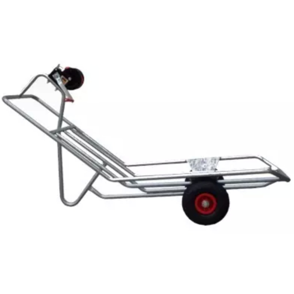 Carro funerário galvanizado com guincho