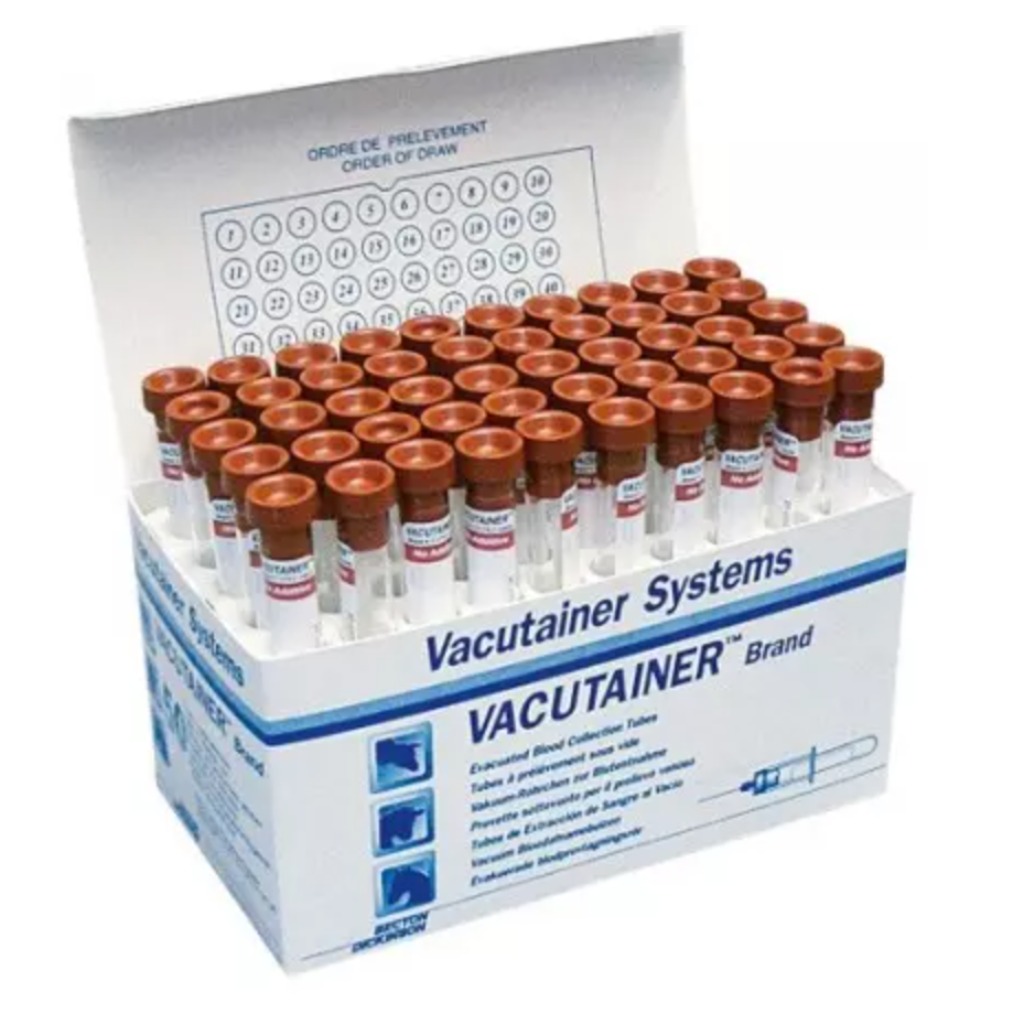 Vacutainer: tubos de 5 ml, 40 unidades