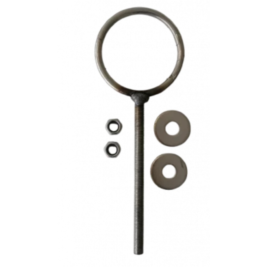 Anello di ricambio in acciaio inox per tappo conico in polimero Ø310x120 mm per fossa di liquami