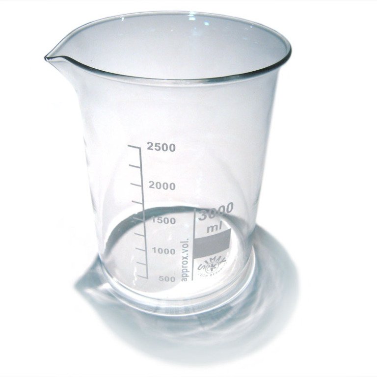 Copo de precipitado de 3000 ml para triquina Copo de precipitado de 3000 ml para triquina