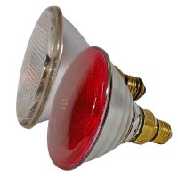 Lâmpada 333 175W branca-vermelha PAR Lâmpada 333 175W branca-vermelha PAR