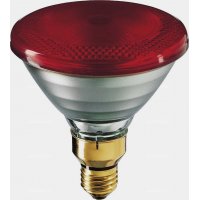 Lâmpada Philips infravermelha PAR , 100 watt, branca ou vermelha (12 un) Lâmpada Philips infravermelha PAR , 100 watt, branca ou vermelha (12 un)
