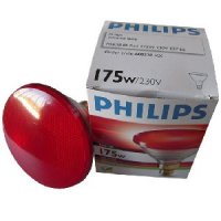 Lâmpada Philips infravermelhos PAR , branca-encarnada, 175 watt (12 unds.) Lâmpada Philips infravermelhos PAR , branca-encarnada, 175 watt (12 unds.)