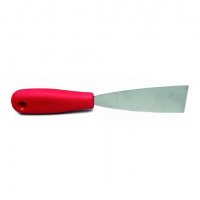 Espátula aço inox. Cabo plástico 4cms Espátula aço inox. Cabo plástico 4cms