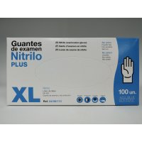 Luvas de nitrilo extra fortes, sem pó, 100 unidades Luvas de nitrilo extra fortes, sem pó, 100 unidades
