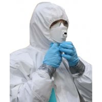 Macaco com capuz em TST de polipropileno plastificado Macaco com capuz em TST de polipropileno plastificado
